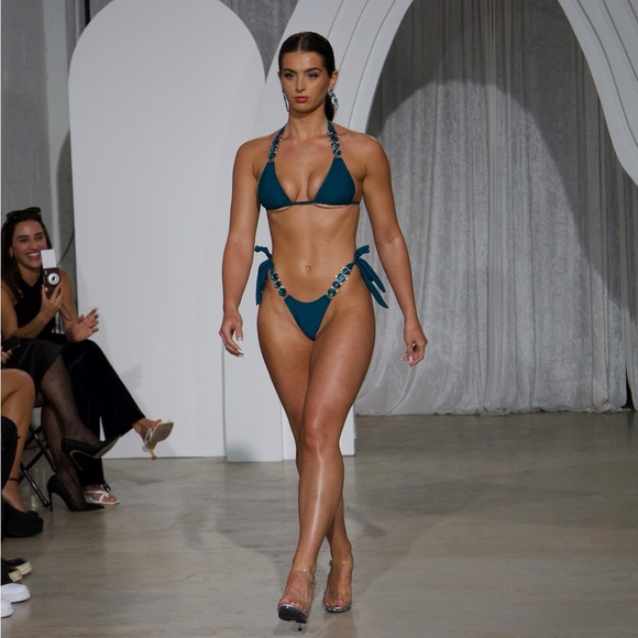 Women’s jeweled bikini bottom - Picture 5 of 15